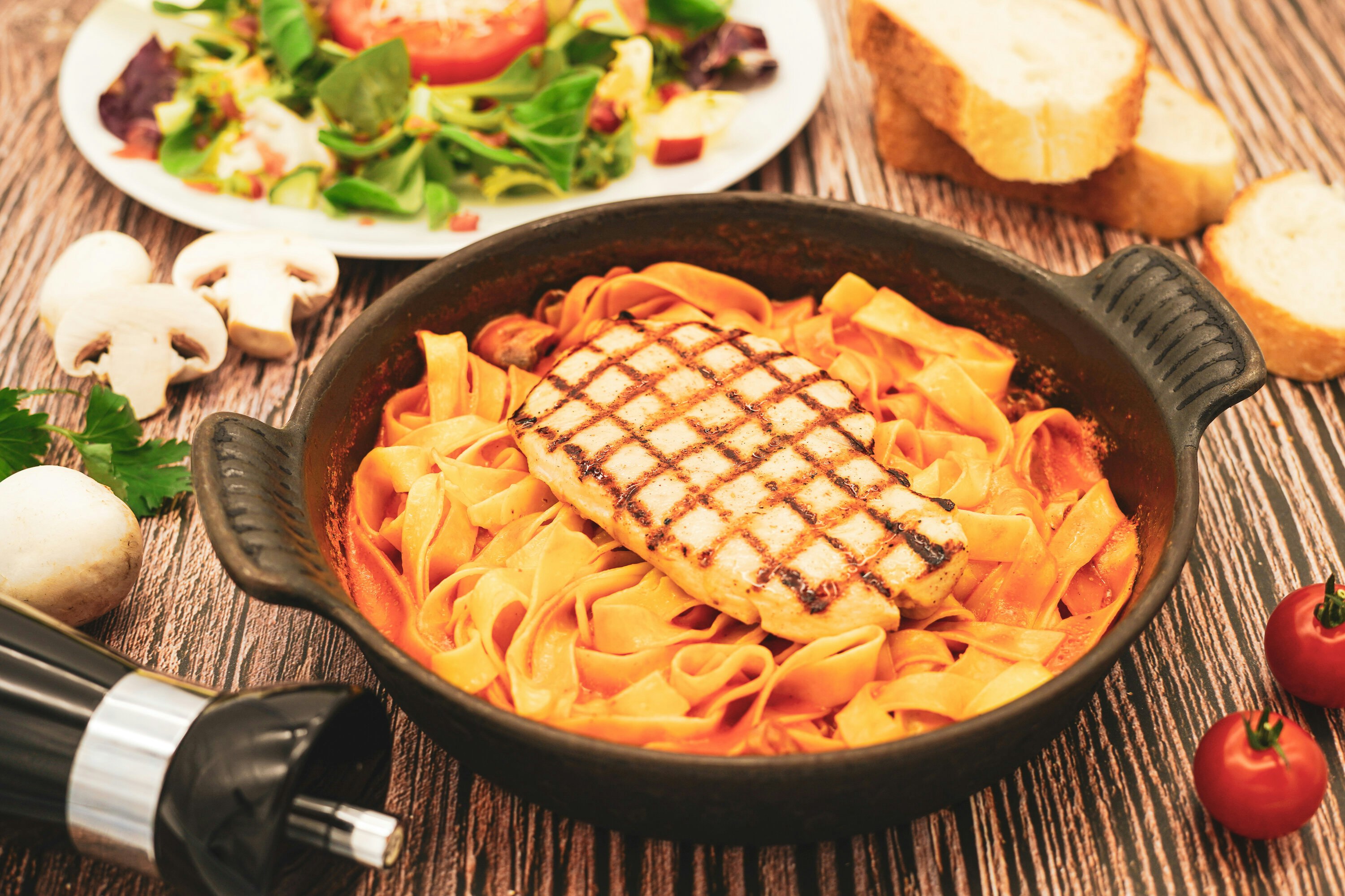 Cast iron pan used during a 30-day cooking experiment