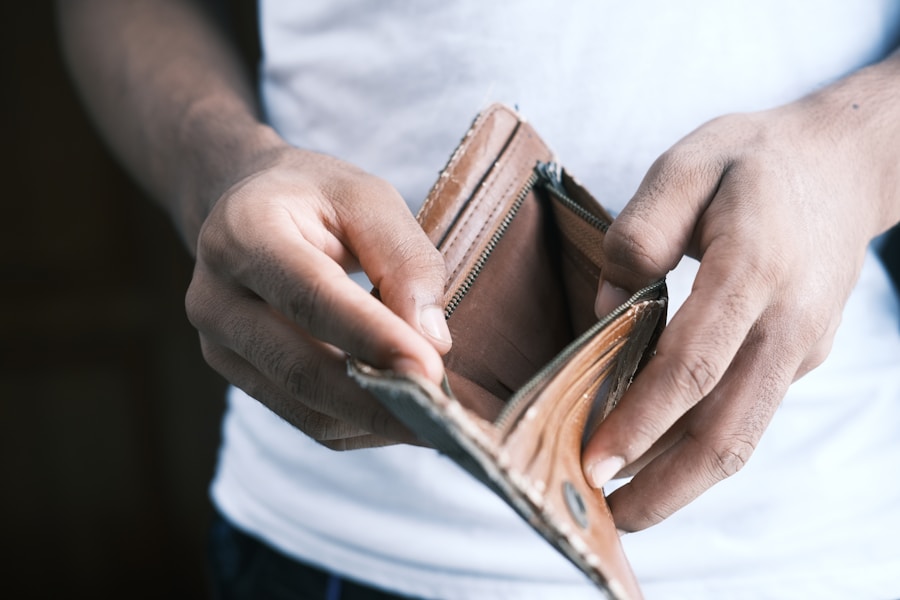 Checking account balance declining from a paycheck to near zero