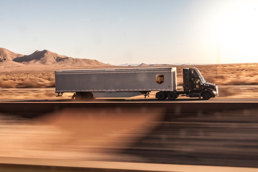 UPS package delivery operations